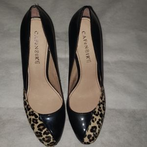 Leopard pumps
